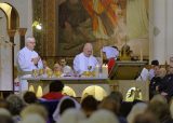 2013 Lourdes Pilgrimage - THURSDAY Rosary Basilica Mass - Tri-Association (12/16)